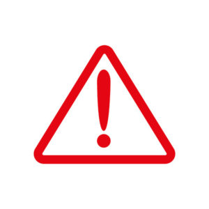40492991 - the attention icon. danger symbol. flat vector illustration