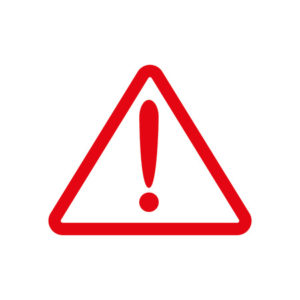 40492991 - the attention icon. danger symbol. flat vector illustration